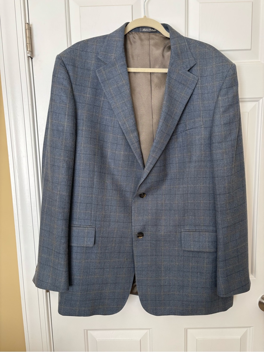 Oscar de la Renta Silk Wool Sport Coat Size 46L